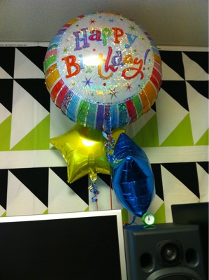 balloons for my birthday